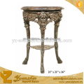 high quality beautiful casting brass end tables for home decoration